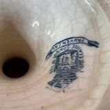 Gien bird-decorated footed cup