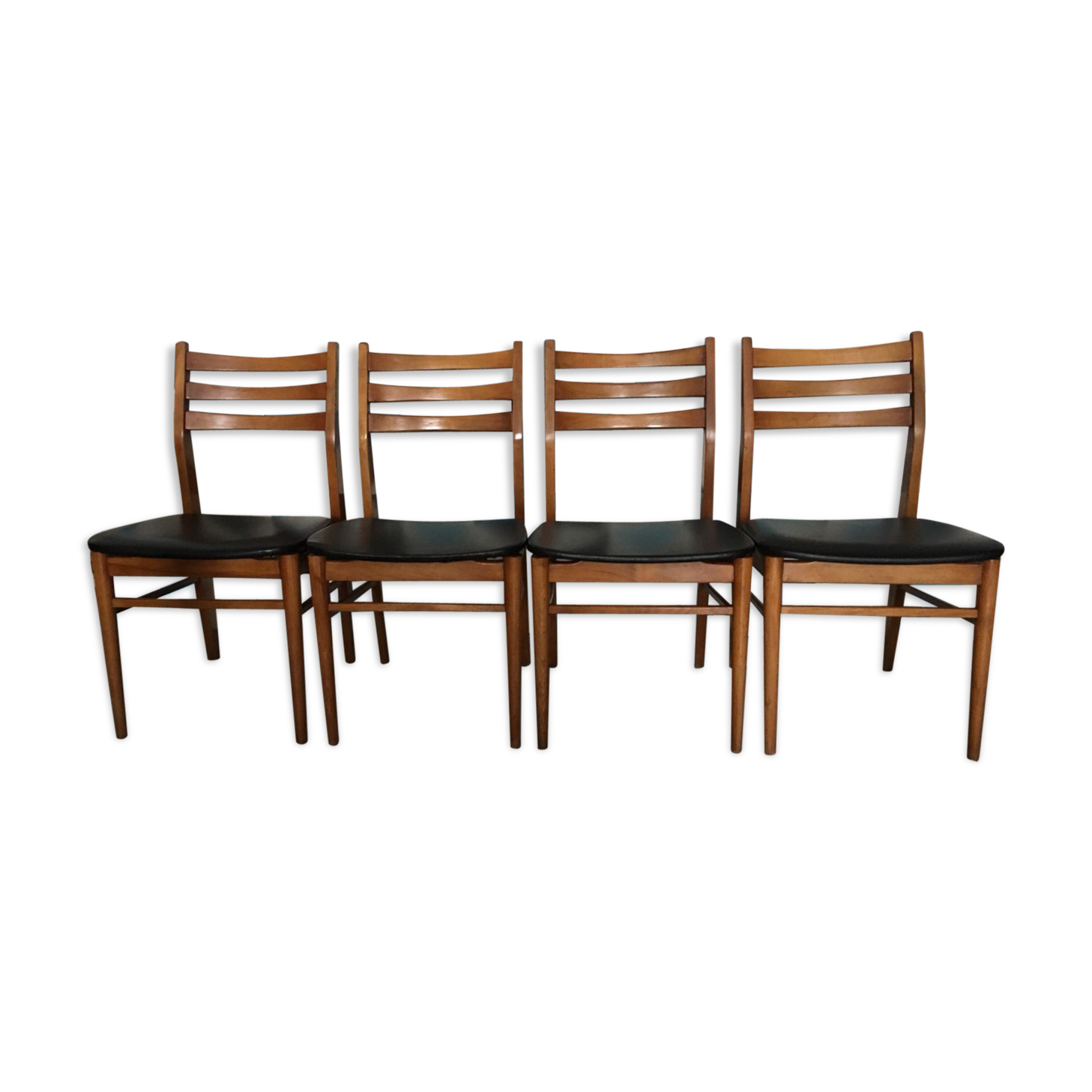 Set de 4 chaises scandinave vintage 1960