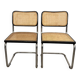 Paire de chaises Marcel Breuer b32 Cesca made in Italy
