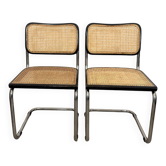 Paire de chaises Marcel Breuer b32 Cesca made in Italy