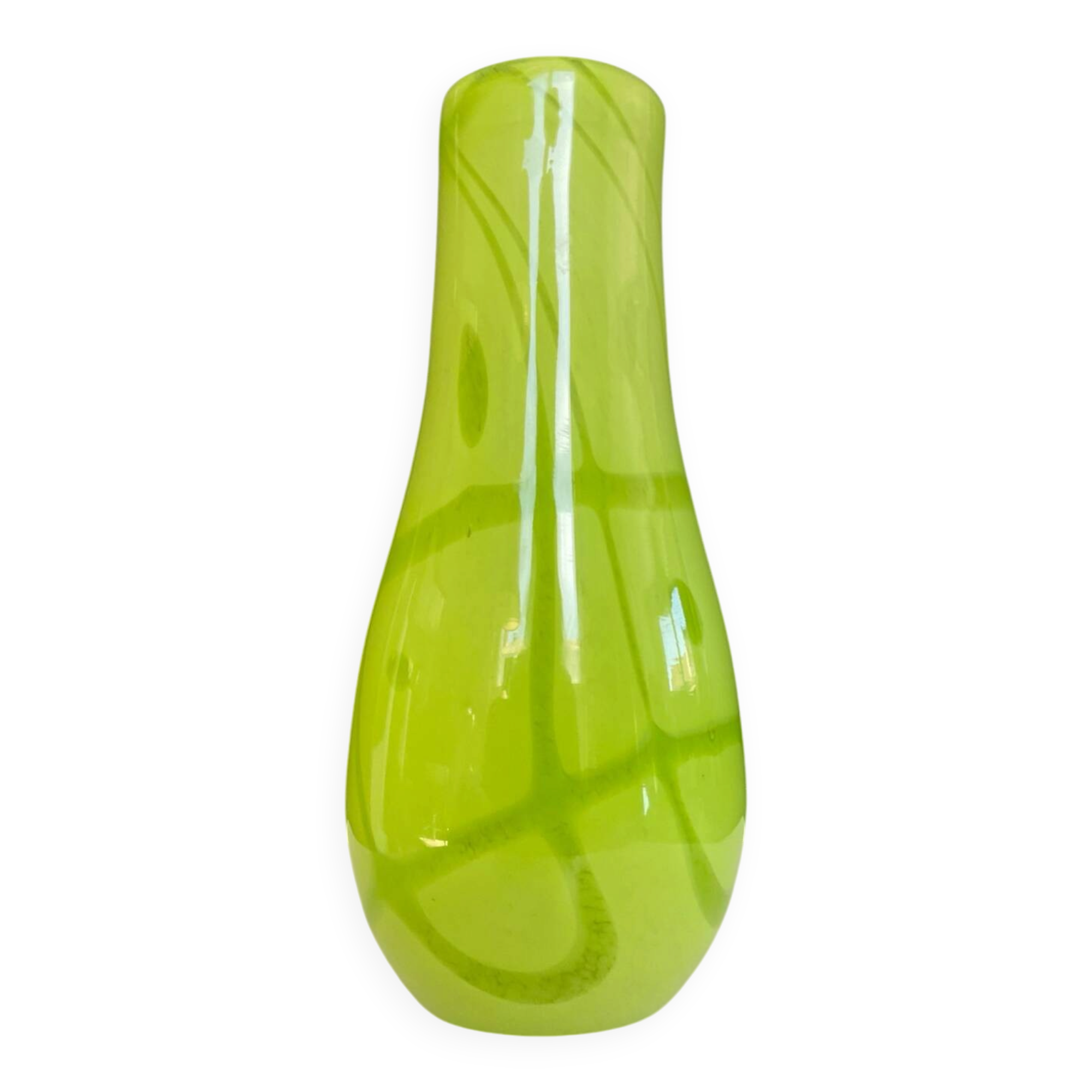 Vintage glass paste vase