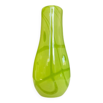 Vase vintage en pâte de verre