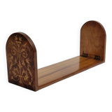 Bookends in fruit wood marquetry