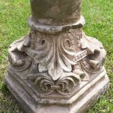 Holy water font on stone column (17th century)