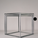 Tables Pk71 Poul Kjærholm pour E Kold Christensen, original design 1957, Danemark