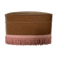 Velvet vintage ottoman