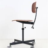Kevi office chair by Jørgen Rasmussen / Teak / 1960s / Mid-century Danish modern design