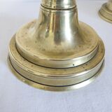 Pair of brass candlesticks