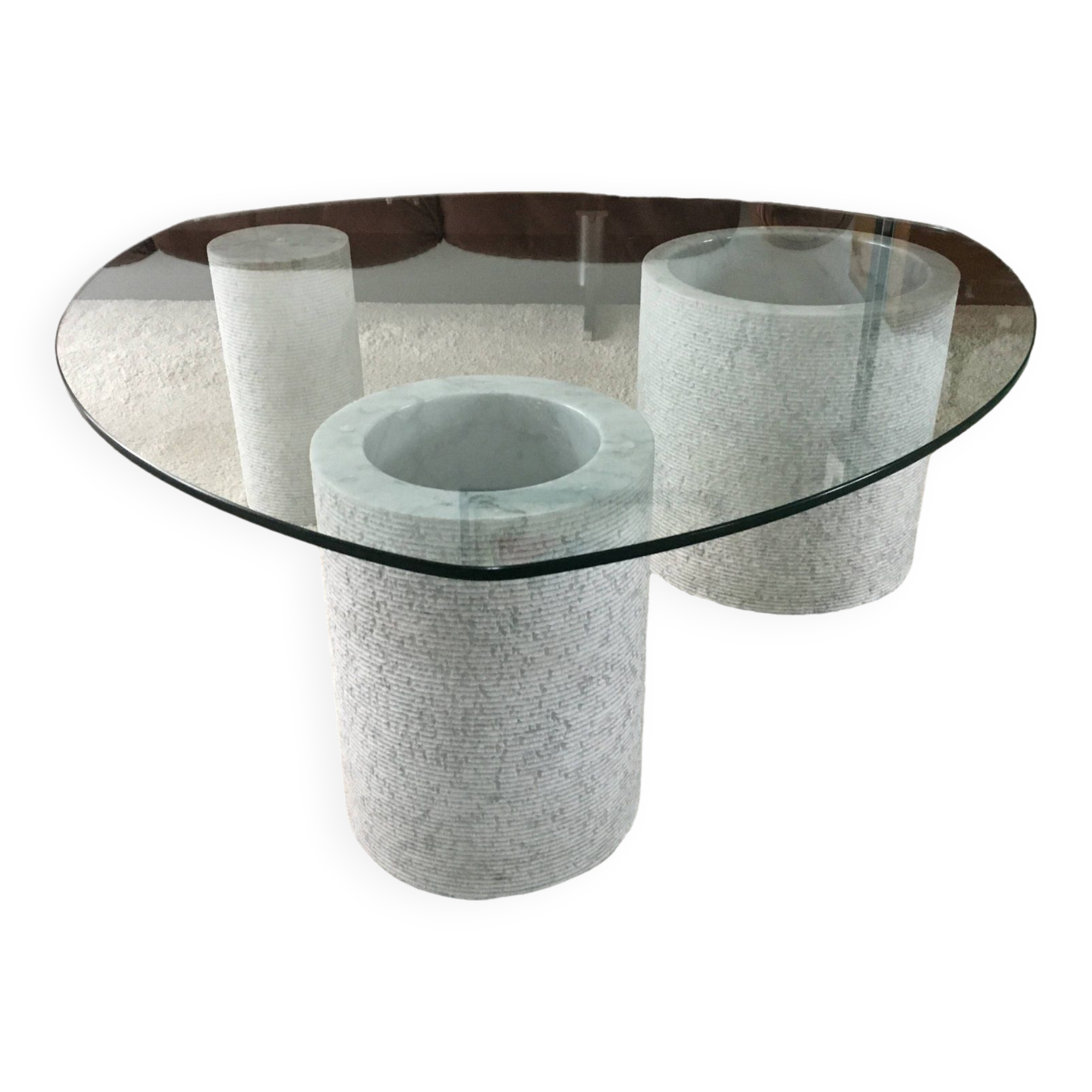 Giulio lazzotti coffee table Casigliani Italy year 80