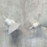 Pair of 80's wall lights.