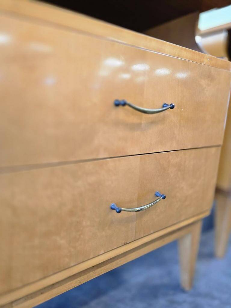 Set of 2 vintage bedside tables / mini cabinets