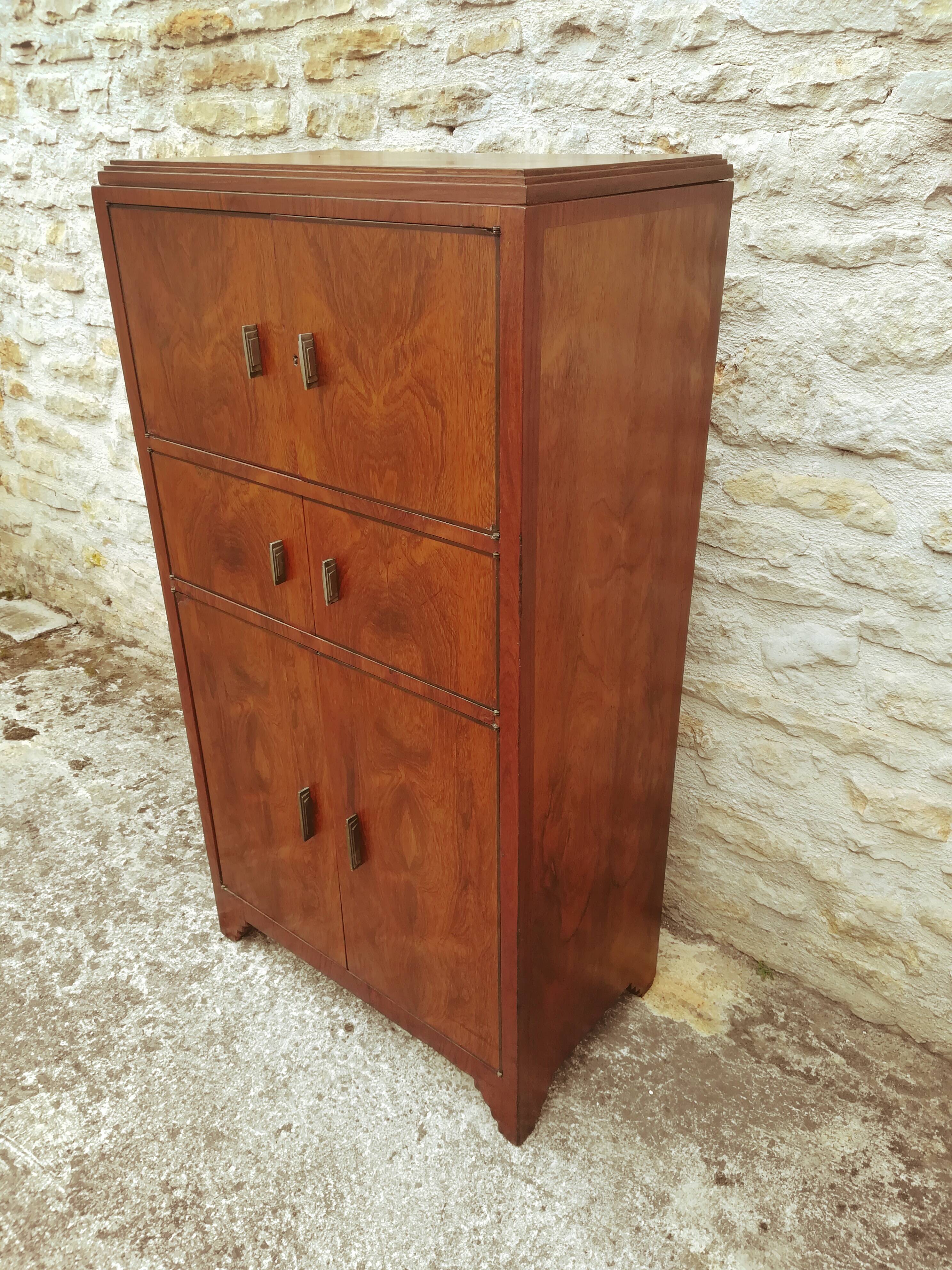 Art deco furniture with six doors