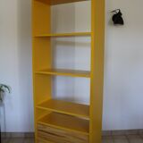 Yellow solid pine shelf