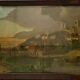 Tableau ancien paysage XVIIe