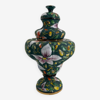 Ceramic earthenware vase H.Becquet Quaregnon master style