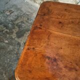French side table in cherry wood, late 18th century.