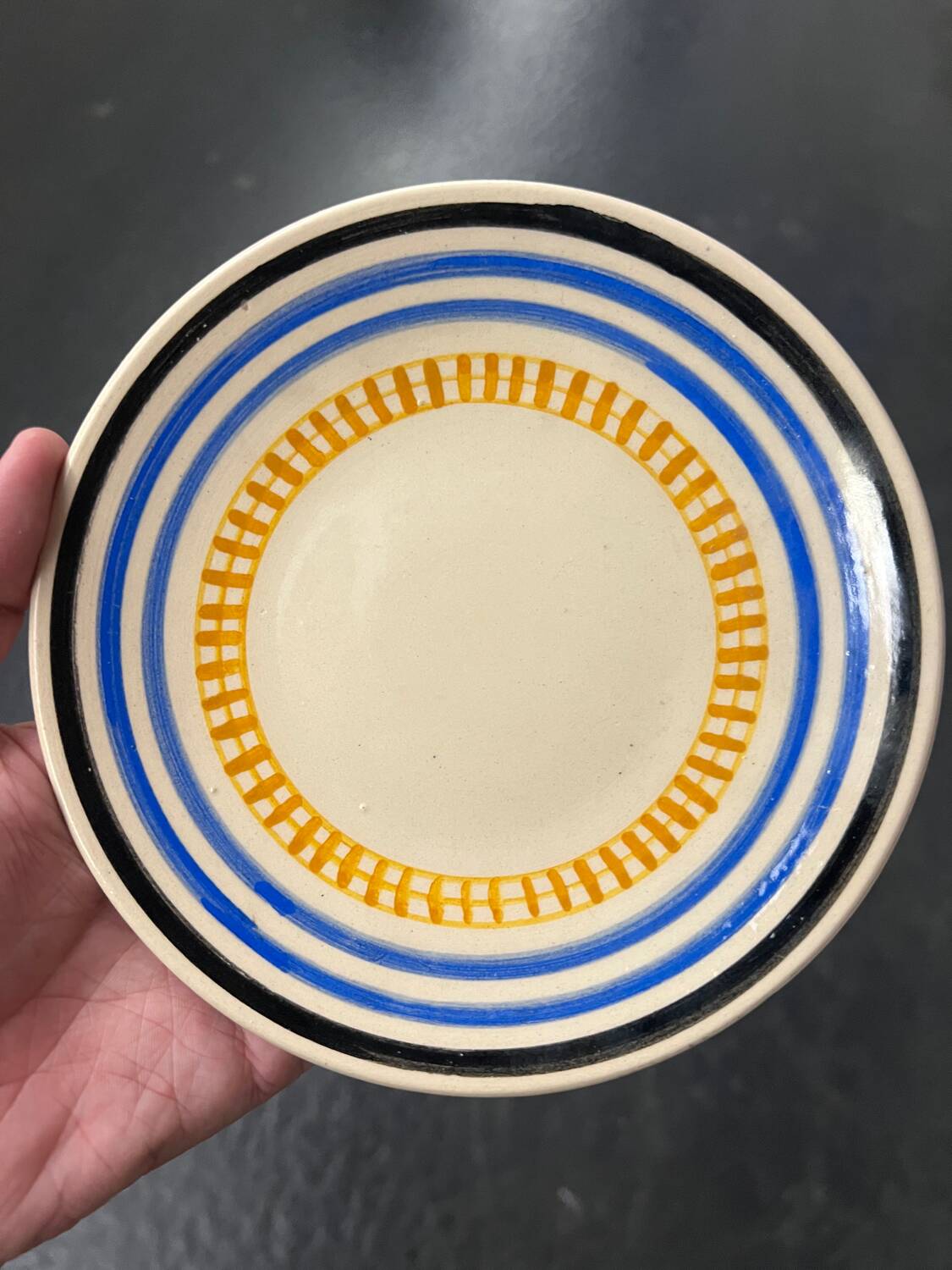 Henriot Quimper - bowl and its saucer