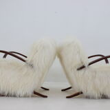 Pair of Armchairs by Jindrich Halabala H-269, Czechoslovakia, 1930s