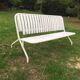 Banc pliable en metal et bois