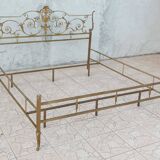Louis XV brass bed