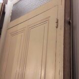 Old Haussmannian door 83x219.5cm with glazed transom frame.