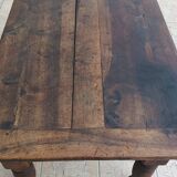Old walnut side table