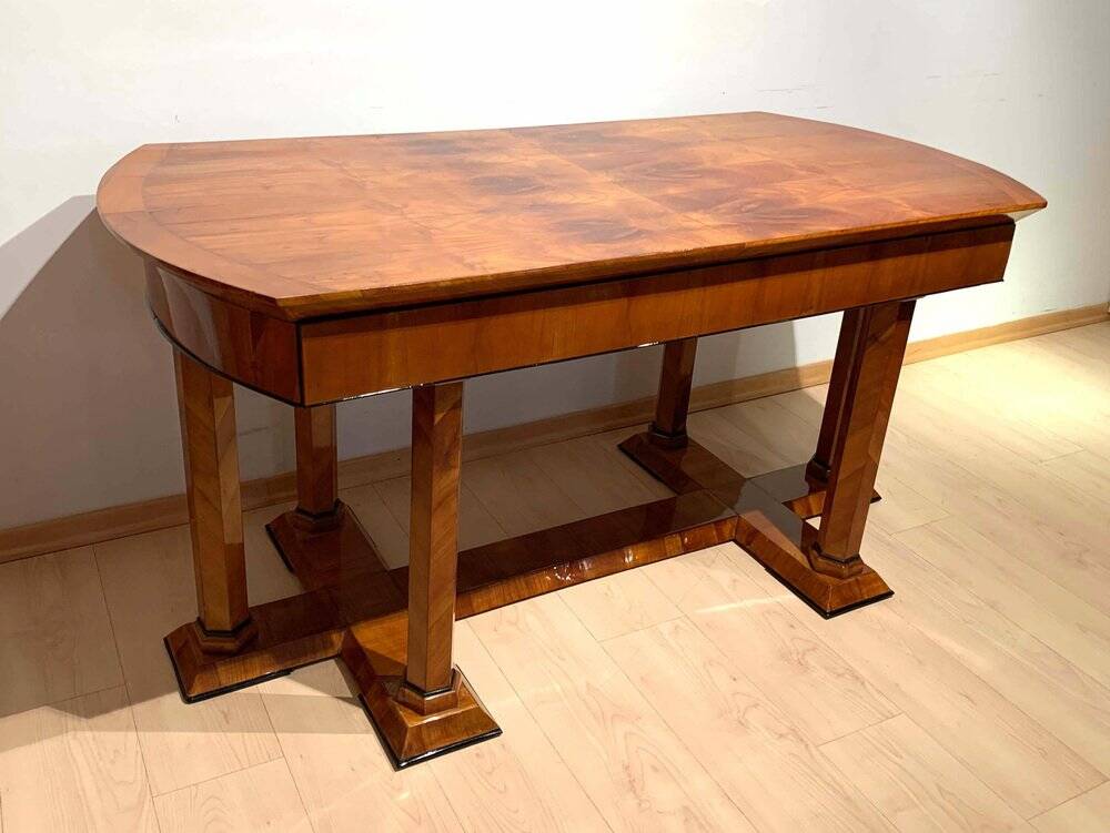 Biedermeier Desk in Cherry Veneer, Austria, 1830s