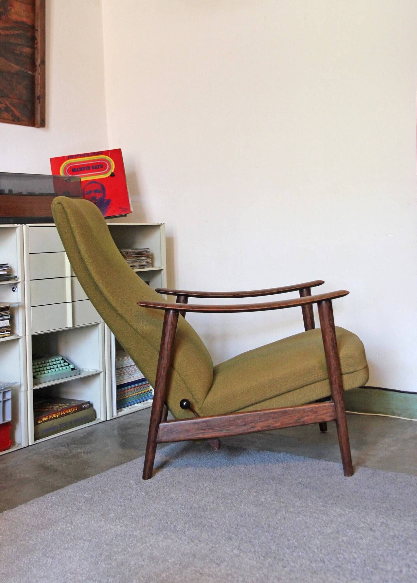"Combi Star" recliner chair, by Arnt Lande for Stokke Mobler (1962)