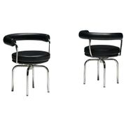 LC7 chairs by Charlotte Perriand, Le Corbusier and Pierre Jeanneret, 1980s