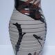vase grès glaçure tenmoku signé cp