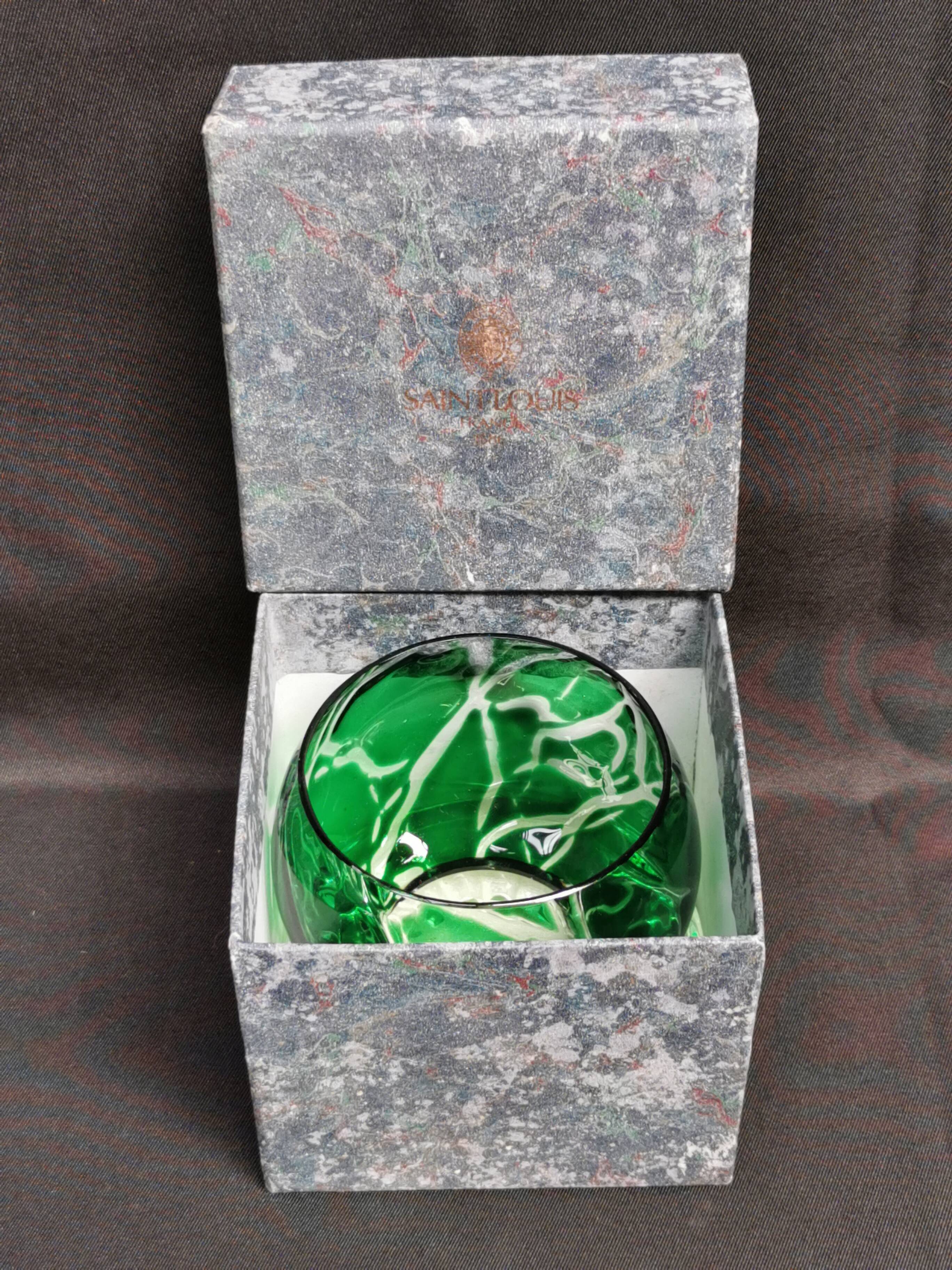 Crystal tealight holder from St. Louis