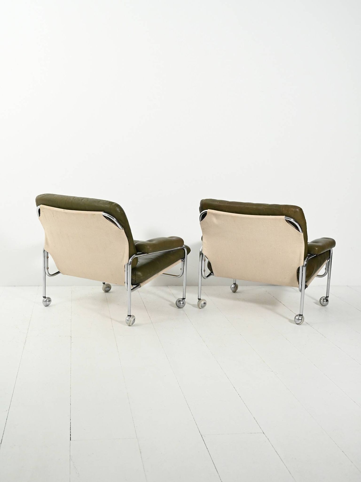 Pair of “Lovisa” armchairs by Pethrus Lindlöf, 1970s