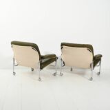 Pair of “Lovisa” armchairs by Pethrus Lindlöf, 1970s