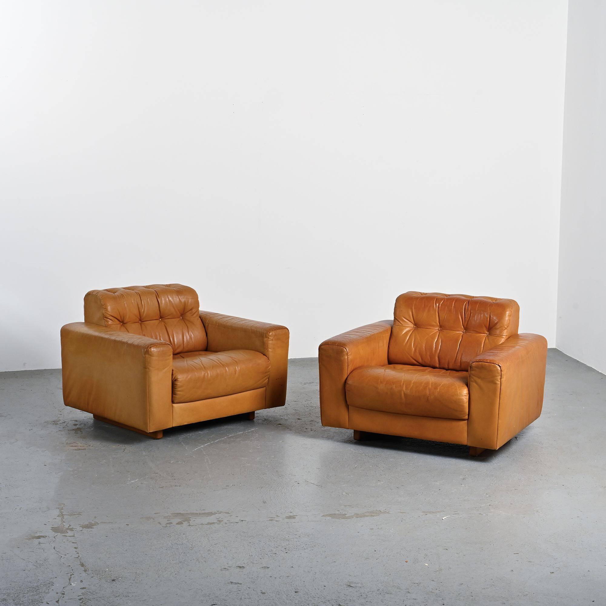 Paire de fauteuils DS-40 de Sede, Suisse, circa 1970