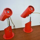 Space Age foldable table lamps from Szarvasi, 1960s