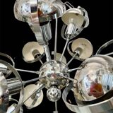 Goffredo Reggiani Orbit Space Age Chandelier, Italy 1960