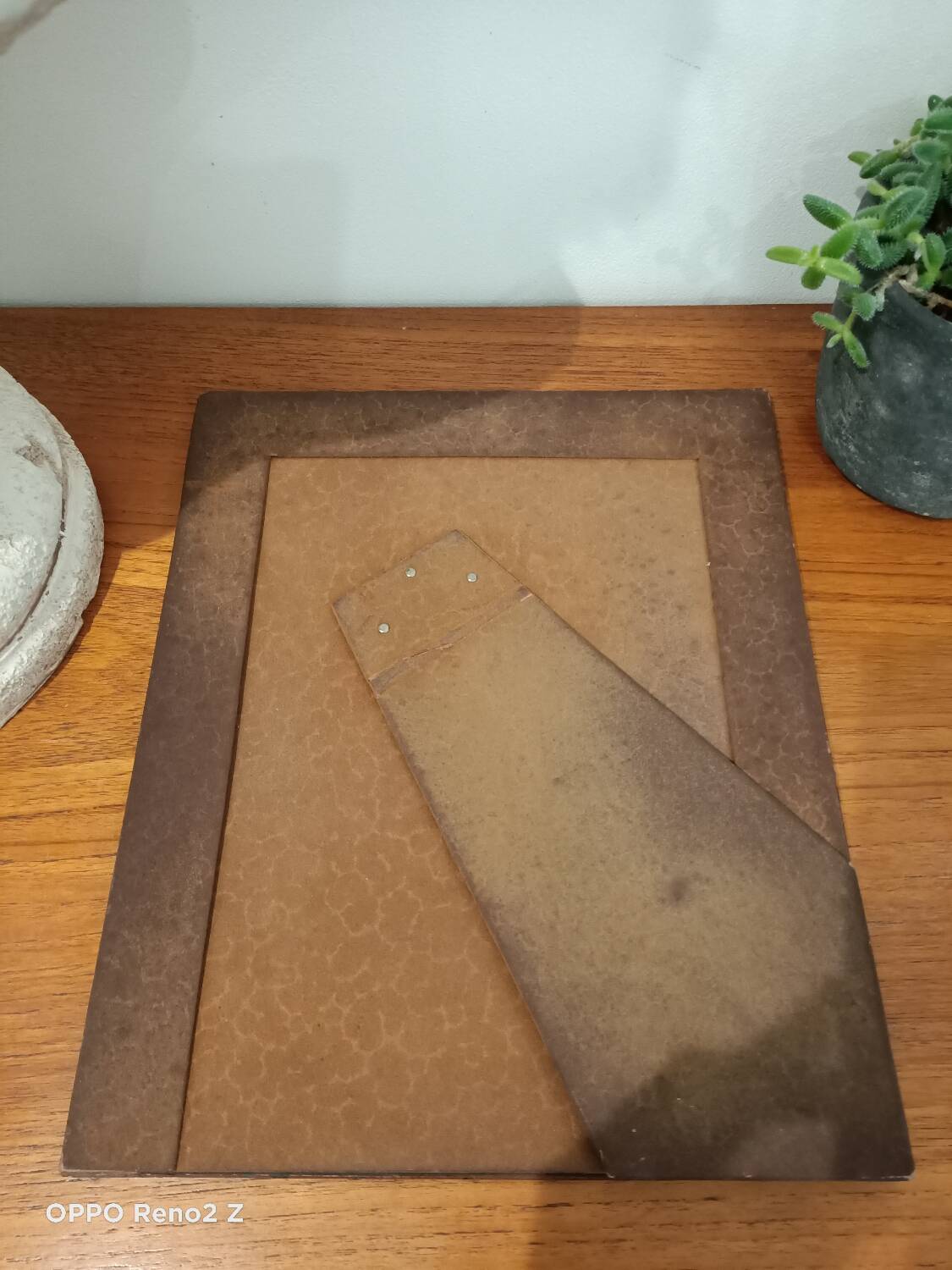 Large chiseled mirror photo frame