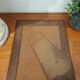 Large chiseled mirror photo frame
