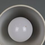 Lampe/lampe de bureau design vintage en métal jaune des années 60