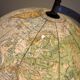 Vintage globe 1950/1953 terrestrial Räth world map ex-GDR - 52 cm