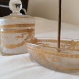 Saint Louis crystal toiletry set