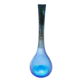 Blue berluze vase daum