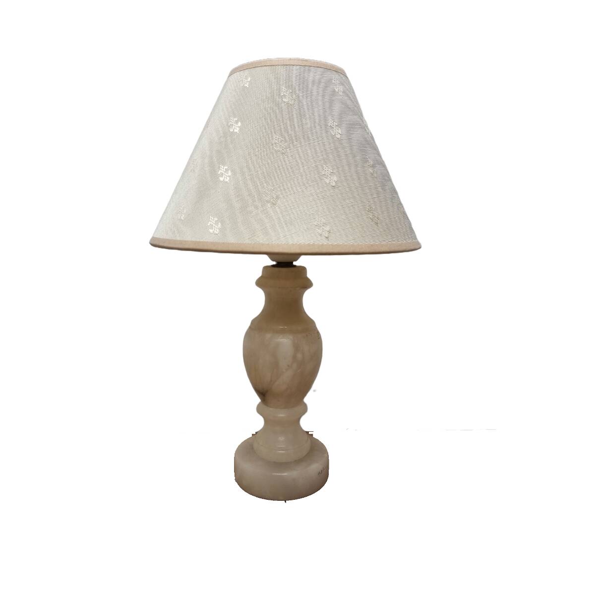 Lampe de table espagnole vintage en albâtre, des années 1970/80