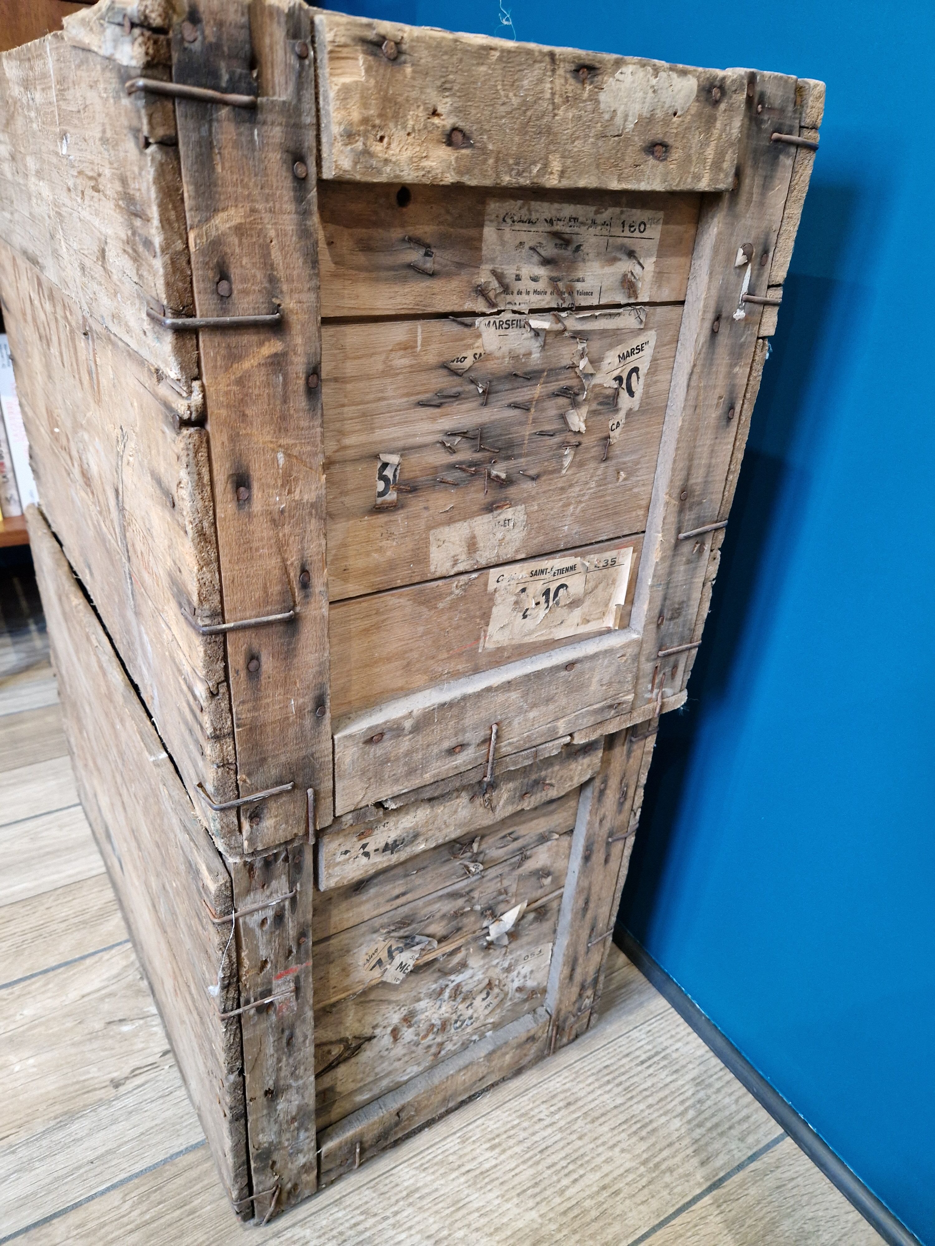 Casino wooden crates