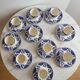 Set of 10 coffee/espresso cups - Gien - Ironstone