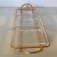 Golden servant 3 ramekins glass Italy