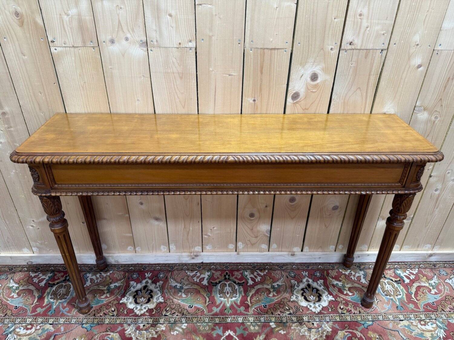 Support console – Louis XVI style – Carved varnished wood – Early 20th century