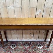 Console d'appui – Style Louis XVI – Bois sculpté verni – Début XXe