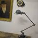 Jielde lamp on industrial metal base