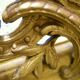 Old Louis Philippe mirror with pediment 135cm x 86cm